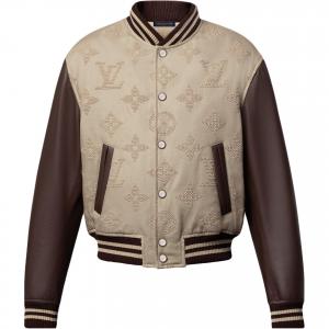 LOUIS VUITTON Вышитая бейсбольская куртка с монограммой, Multicolor