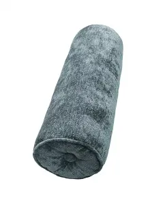 Декоративная подушка-валик для поясницы и шеи Delmonico из шенилла, 8 x 24 дюйма Edie@Home, cadet