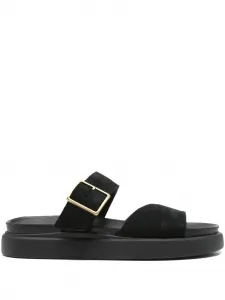 Сандалии Aristella на платформе с пряжками Clarks, черный