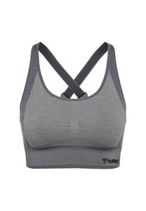 Бюстгальтер Hummel SHINE SEAMLESS, Quiet Shade Sharkskin Melange/Anthracite
