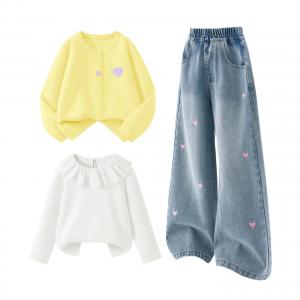 Детская повседневная спортивная одежда Disney, светло-желтый