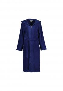 Халаты женские с капюшоном 837 темно-синий - 11 Cawö
