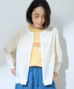 прозрачная блузон