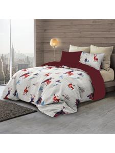 Traumschlaf Постельное белье Alpino красного цвета