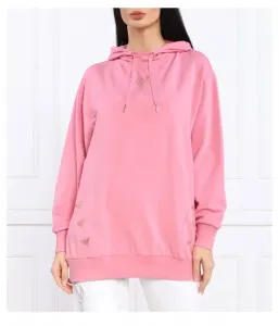 Толстовка oversize fit Ea7, розовый