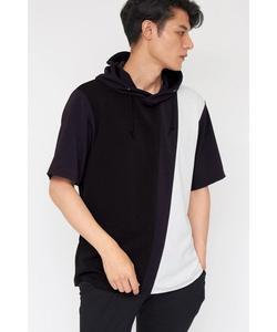 Худи с коротким рукавом, двухцветное, от TORNADO MART, цвет Black