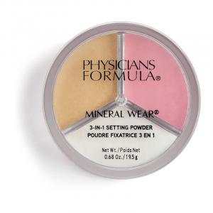 Закрепляющая пудра Mineral Wear 3в1 Physicians Formula, 19,5 g