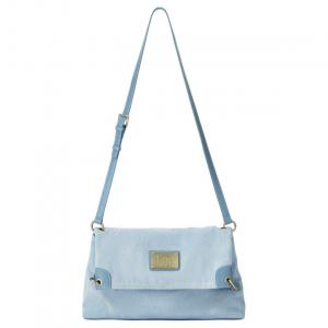 Lee Сумка Fabric Paper Folding Bag, женская, на одно плечо, светло-голубая
