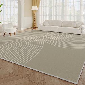 Budis Ковер 240х400 см для спальни/гостиной, утолщенный петлевой ворс, светлый люкс, не скользит, Modern 10370