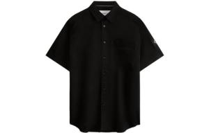 Рубашка мужская космическая черная Calvin Klein, черный