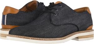 Оксфорды Highland Canvas Plain Toe Oxford Florsheim, цвет Blalck Canvas/White Sole