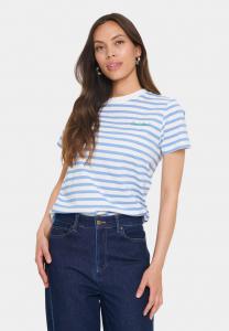 Футболка Saint Tropez MINKASZ , Allure Ice Stripe/Light Blue