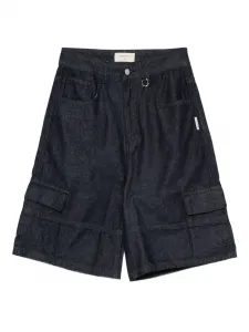 Джинсовые шорты карго RETERNITY, синий