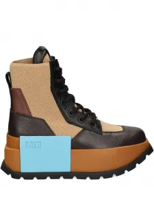 Кожаные ботильоны United Nude, коричневый