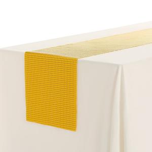 Украшение для свадебных банкетов, выпускных, скатерть с блестками, 1 упаковка, 13 x 71 дюймов Unique Bargains, золотой