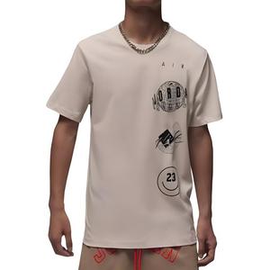 Футболка мужская коричневая Jordan, коричневый