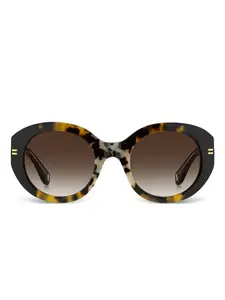 Солнцезащитные очки в оправе черепаховой расцветки Marc Jacobs, черный