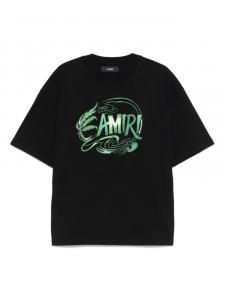 Футболка хлопковая AMIRI, черный