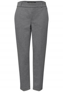 STREET ONE Штаны чинос Regular в темно-сером, крапчато-сером цвете