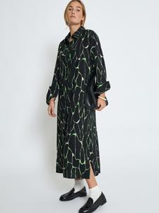 Платье с принтом Зеленая листва Peppercorn