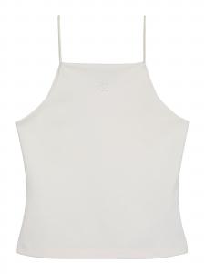 Calvin Klein Jeans Топ 'Milano' в белом цвете