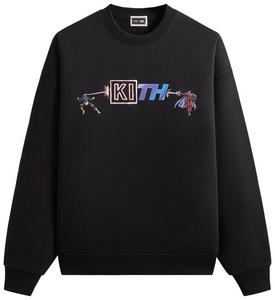 Свитшот Kith x Marvel Clash Vintage Nelson Crewneck, черный