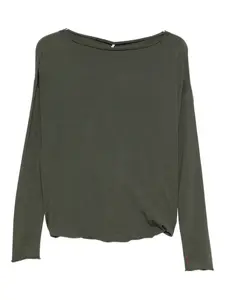 Свитер с вырезом-лодочкой Liviana Conti, серый