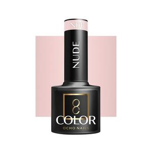 OCHO NAILS Гибридный лак для ногтей нюд N01 -5 г Active Shop