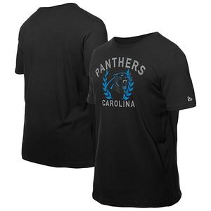 Мужская черная футболка carolina panthers 2025 nfl draft New Era
