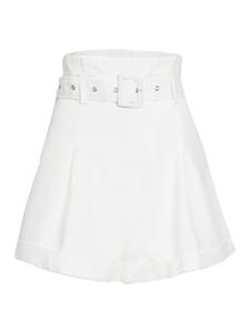 Брюки свободного кроя со складкой спереди Influencer, белый