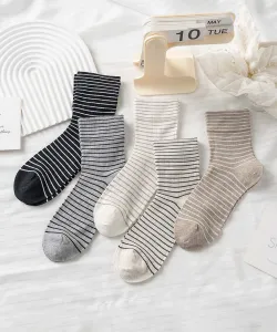 Тонкие полосатые носки из шелковой смеси, набор из 5 пар Aimoha - Select -, цвет Multi