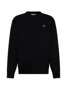 Свитшот с круглым вырезом Philipp Plein, черный