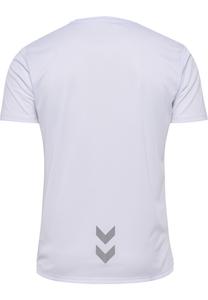 Принт на футболке RUN Hummel, белый