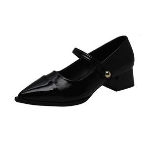 Alxnan Мэри Джейн туфли женские коробка - черные, цвет Black