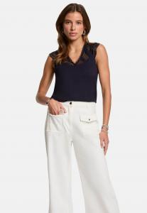 Блуза Morgan SHORT-SLEEVED , Bleu Marine/Dark Blue