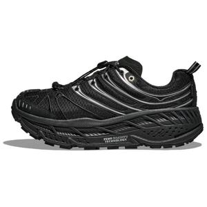 HOKA ONE ONE Кроссовки для походов Stinson Evo Abrasion Resistant, Waterproof и Breathable Rebound мужские черные