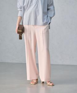 Брюки-пекари из ацетатного полиэстера United Arrows, цвет Lt.Pink