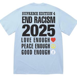 Футболка Goodenough End Racism Supreme, светло-голубой