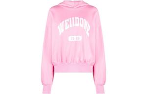 Розовая толстовка для женщин WE11DONE, розовый