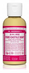 Доктор Мыло жидкое универсальное Bronner's Rose 60мл, Dr. Bronner's