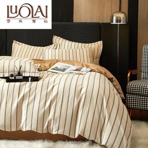 LUOLAI HOME Комплект постельного белья 4 предмета, 180x220 см, простыня, цвет Rongfeng