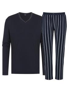 Длинная пижама Mey Valsted, темно-синий