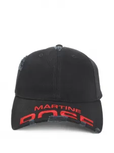 Бейсболка с эффектом потертости Martine Rose, черный