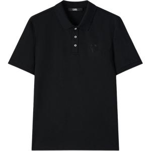 KARL LAGERFELD / Karl Lagerfeld Jeans Футболка-поло Karl Lagerfeld SS25 мужская black
