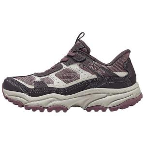 Skechers Женские низкие походные туфли Outdoor серо-розовые, цвет Gray/Pink
