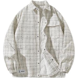 Paddington Bears Куртка Unisex, Plaid White (Padded Thickened)