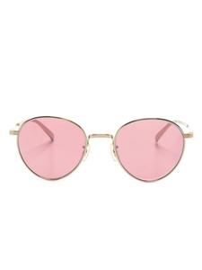 Солнцезащитные очки Rhydian в круглой оправе Oliver Peoples, золотистый