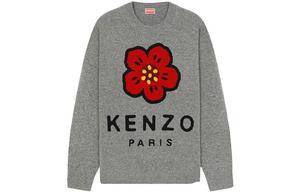 Мужской свитер серии Boke Flower, серый Kenzo, серый