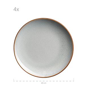 Комбинированный сервиз 20 шт Mäser, светло-серый