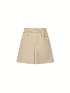 Джинсы с широкими штанинами Bershka, песочный